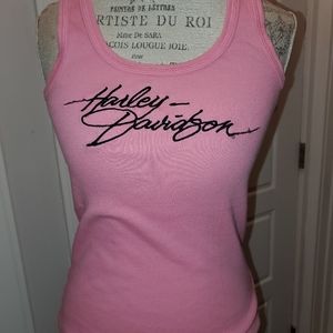 HARLEY DAVIDSON PINK TOP
